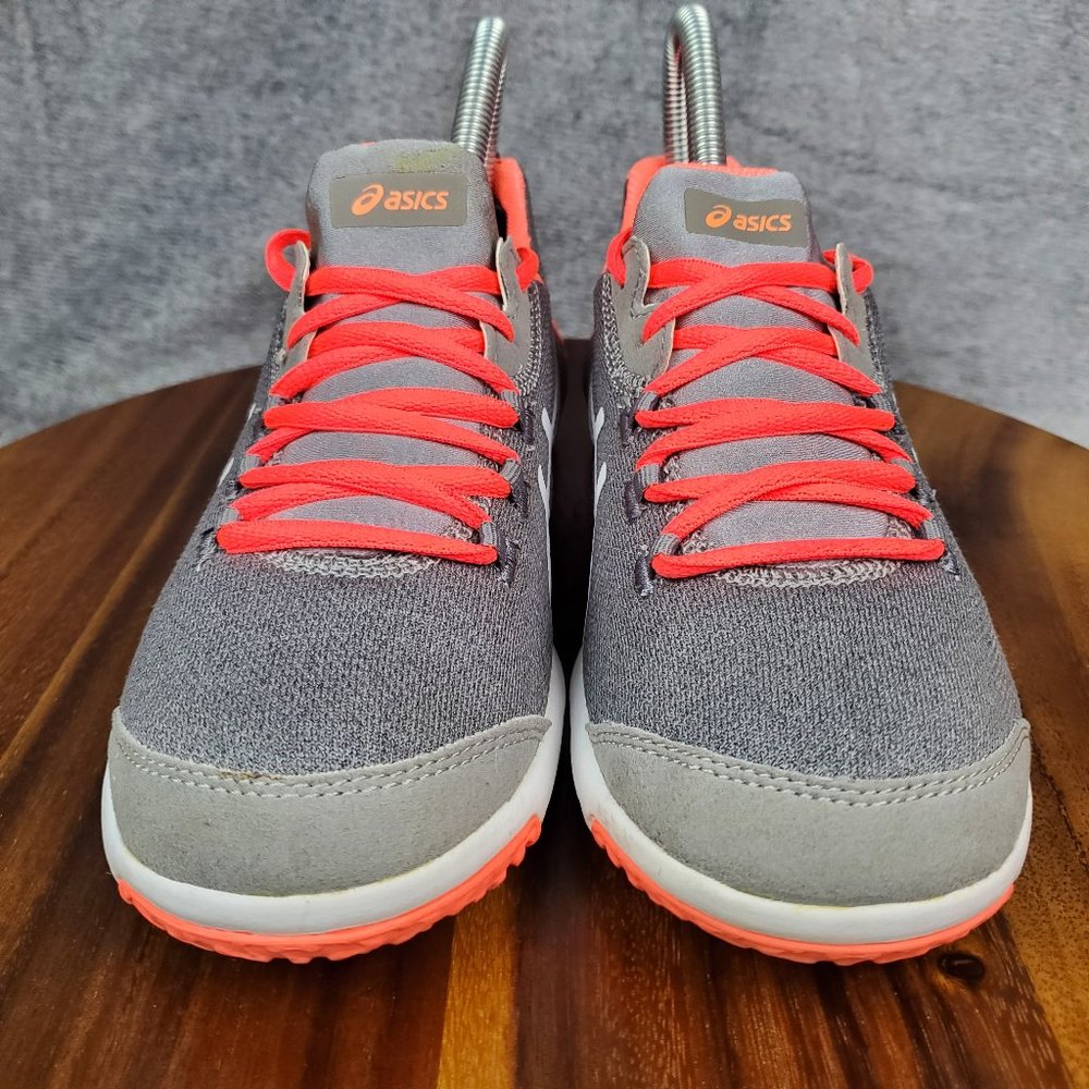 Asics MetroLyte Shoes Women’s 7.5 Gray Coral Lace Up Athletic Walking Sneakers - Picture 2 of 10